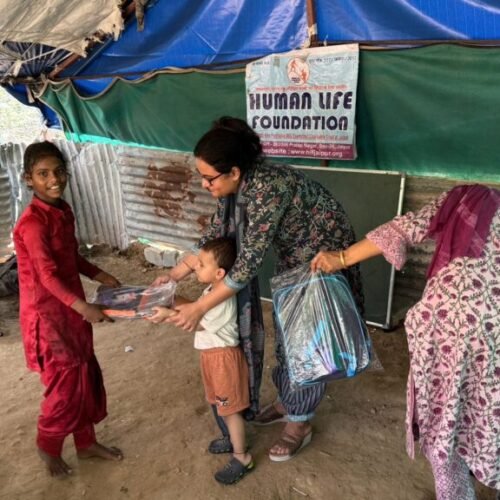 Bag distribution drive: Bag distribution for needy students