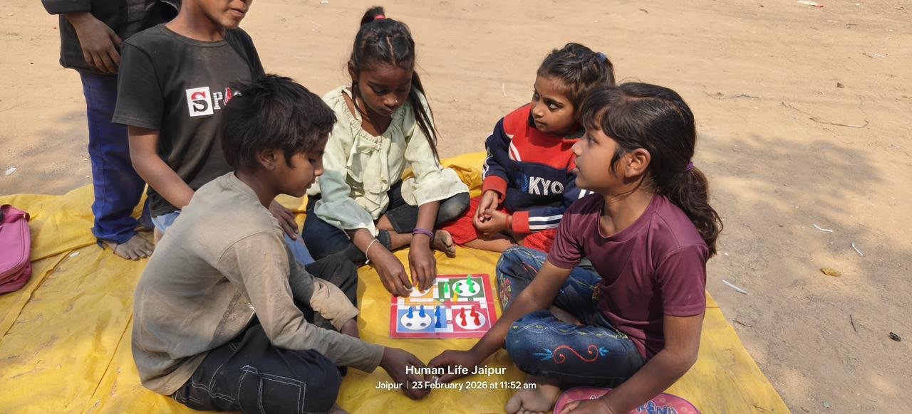 kids playing and enjoying