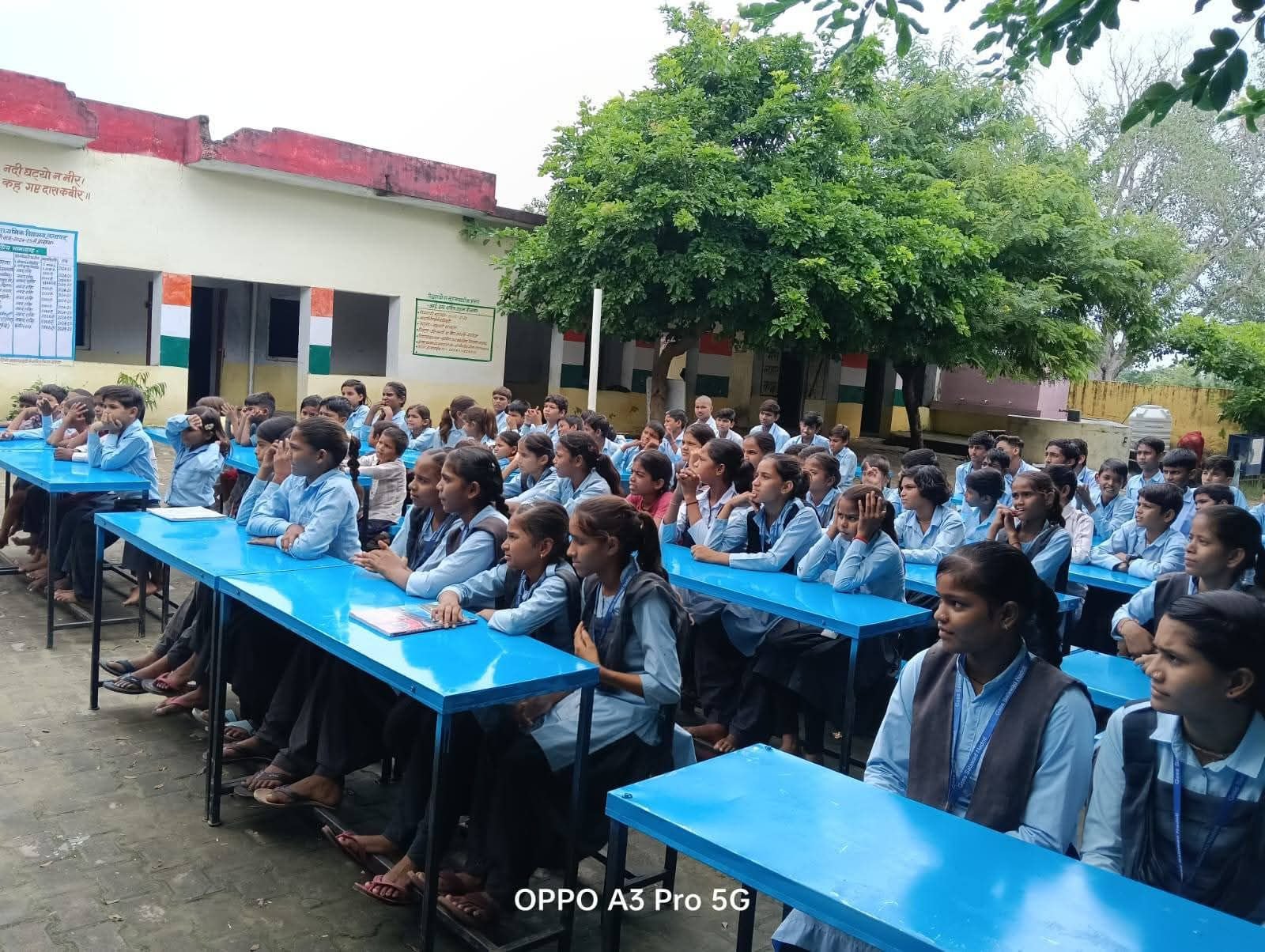 providing table and chairs to study