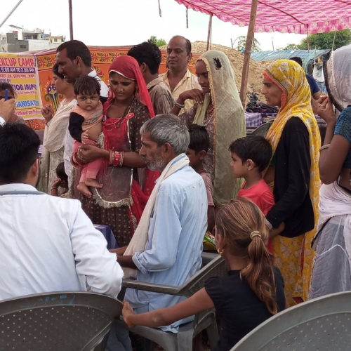 Free Medical Check-up and Medicine Distribution Camp in  Slum Area