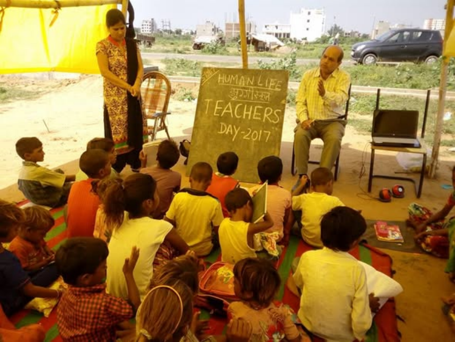 Free Slum Education Centre is Establishied