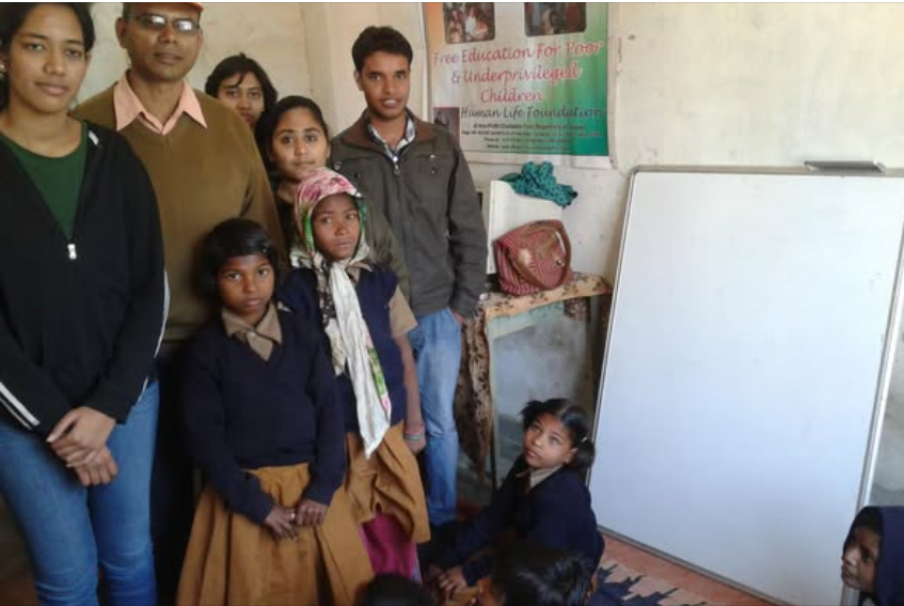 Visit at Human Life School by LNMIIT Students