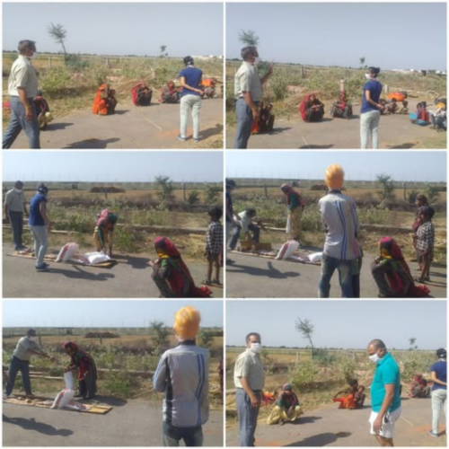 Ration Distribution & COVID-19 Awareness Drive