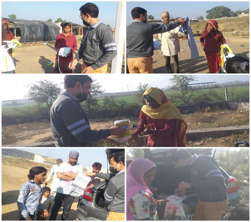 distribution of clothing