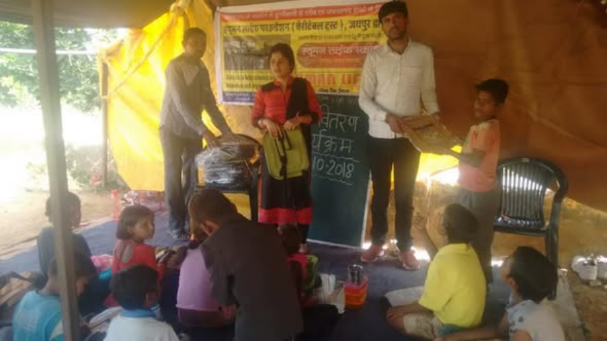 Distribution Program for School Bags