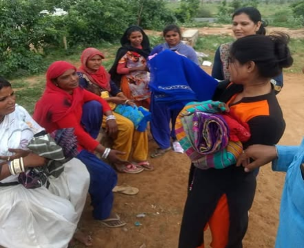 Distribution Program for Refreshment and Clothing