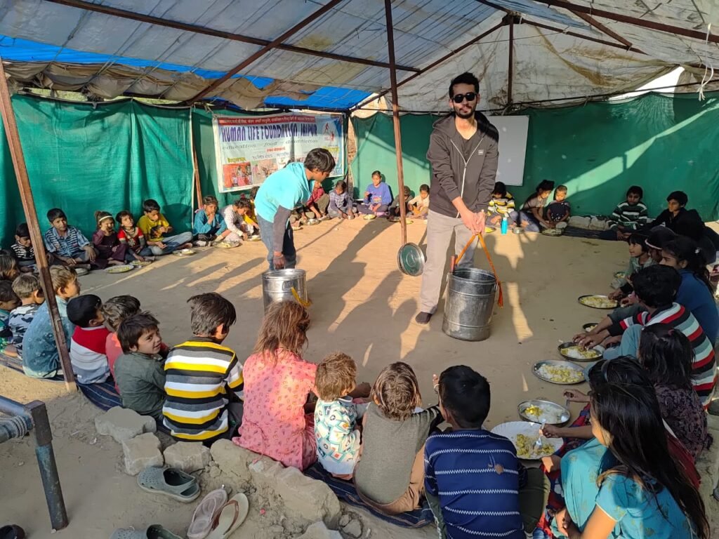 distribution of food